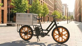 Neue Laufräder von Igus reduzieren den Wartungsaufwand im urbanen Lieferverkehr – auch noch nach 10.000 Kilometern Schlaglochfahrt. (Bild: Igus)