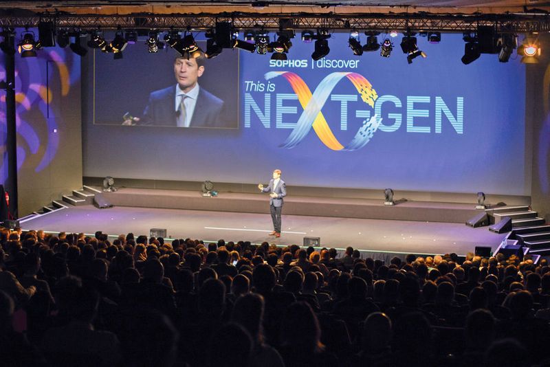 Sophos-CEO Kris Hagerman definierte auf der Parternkonferenz noch einmal detailliert, was das Unternehmen unter Next-Gen Security versteht. (Sophos)