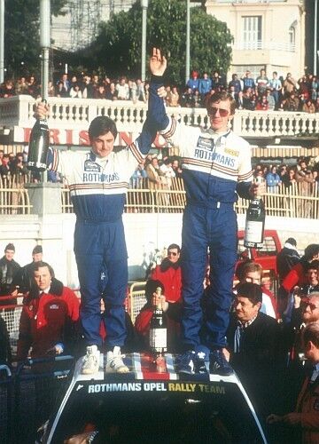 Mit dem Opel Ascona B 400  fuhren Walter Röhrl und Christian Geistdörfer 1982 in Monte Carlo zum Sieg. (Foto: Opel)