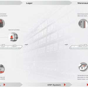 Vitronic-Kamerasysteme erfassen im Warenein- und -ausgang automatisch Karton- oder Behälterdaten.