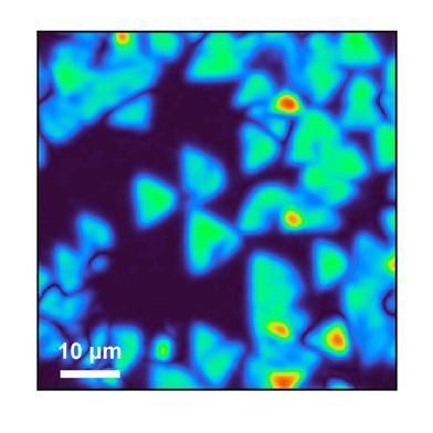 What you see here was invisible until recently! These are the crystals of so-called white graphite (hexagonal boron nitride), a 2D material that could become important for the optoelectronics of the future. Read how it was uncovered ... (Image:FHI)