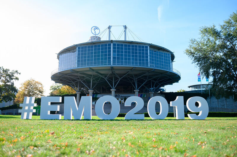 Das EMO-Motto Smart technologies driving tomorrow’s production! hat die Fokusthemen der EMO Hannover 2019 bereits im Vorfeld aufgenommen. (EMO Hannover)