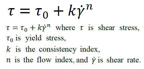 Figure 6: Herschel-Bulkley equation (Source: Syngenta)