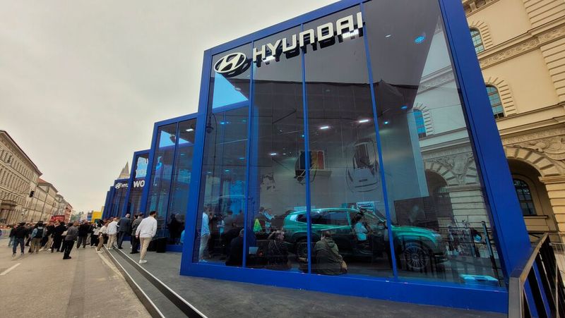 Auch Hyundai präsentiert sich durchaus beeindruckend. (Bild: Wehner - VCG)