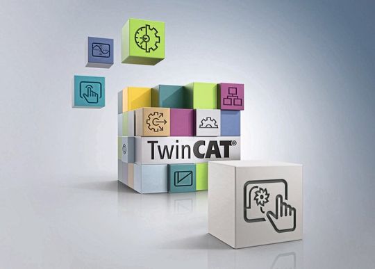 Mit «Twincat 3 CNC HMI Base» und «CNC HMI Simulation Server» hat Beckhoff auf der AMB 2026 zwei neue Funktionsbibliotheken für CNC-spezifische Nutzeroberflächen präsentiert.(Bild:  Beckhoff Automation)