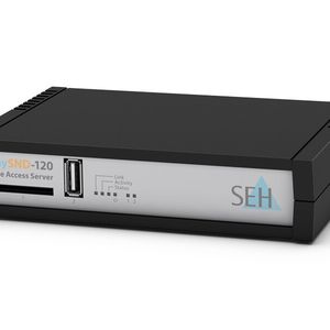 Der File Access Server mySND-120 File verwaltet SD-Cards und USB-Speichermedien im Netz.