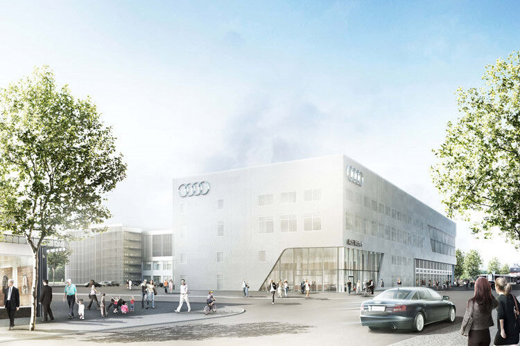 35 Millionen Euro investiert Auto Wichert in den neuen Gebäudekomplex. (Foto: Wichert)