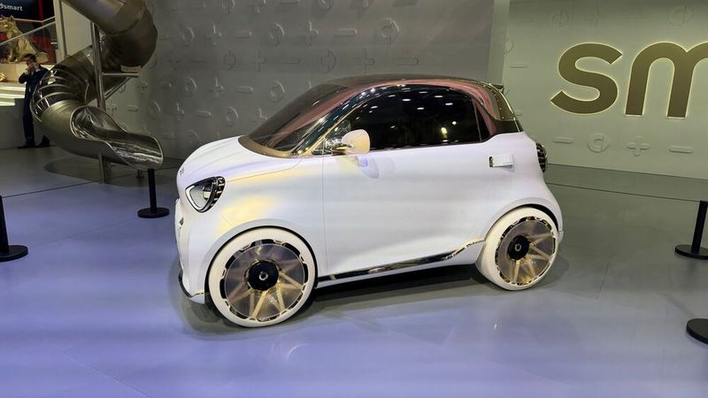 And then there is the Smart #2 - so far only as a study. But the successor to the Fortwo is coming. (Image:Wehner - VCG)