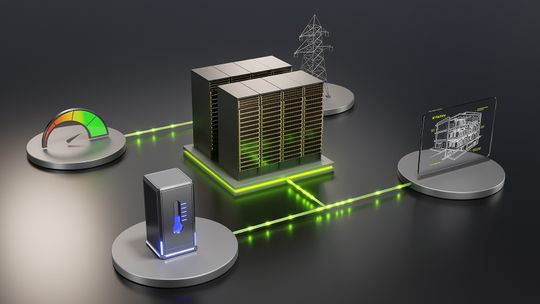 Die DSX-Plattform von Nvidia ermöglicht die Simulation der KI-Fabrik-Hardware- und Softwareinfrastruktur.(Bild:  Nvidia)