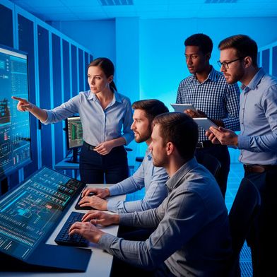 Zu den Cybersecurity-Mindestmechanismen gehören ein funktionierendes Netzwerk von verantwortlichen Personen – keine bloße Namensliste – und regelmäßige Lagebilder. (Bild: © Nazam - stock.adobe.com / KI-generiert)