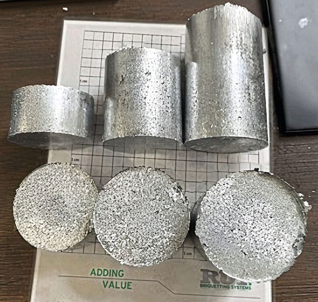 TT Kabeli processes residual materials from aluminum and copper in Bosnia and Herzegovina into granulate and finally into briquettes using a RUF 55/3700/100D. (Image: RUF Maschinenbau GmbH & Co. KG)