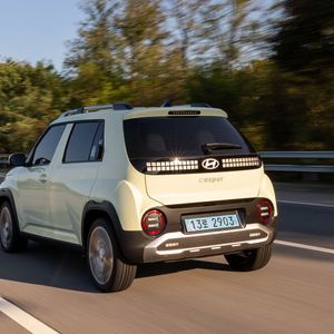 Das Inster-Design hat das Zeug zum Klassenschlager.(Bild:  Hyundai)