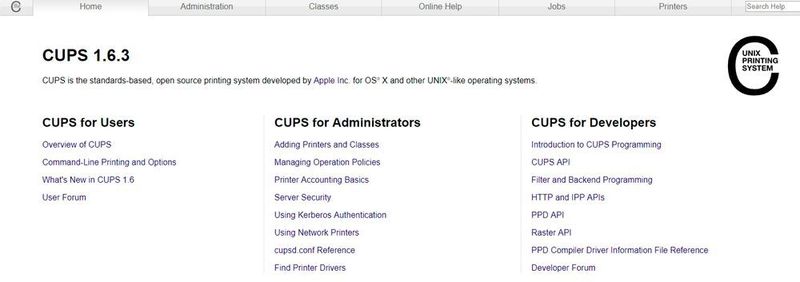Das Verwaltungsprogramm für Druckerserver verfügt über eine eigene Oberfläche. (Clear / Joos)