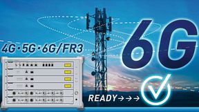 Die Radio Communication Test Station MT8000A von Anritsu deckt mit einer neuen HF-Hardware-Option den FR3-Bereich von 7,125 GHz bis 16 GHz ab. Damit ist es Grundlage für erste Tests im Umfeld künftiger 6G-Systeme, deren Standardisierung noch nicht abgeschlossen ist. (Bild: Anritsu)