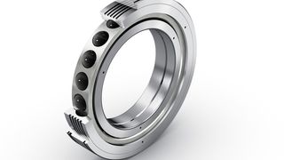 Das Bild zeigt das neuartige und leistungsgesteigerte Triebwerkskugellager von FAG Aerospace. (Bild: Schaeffler)