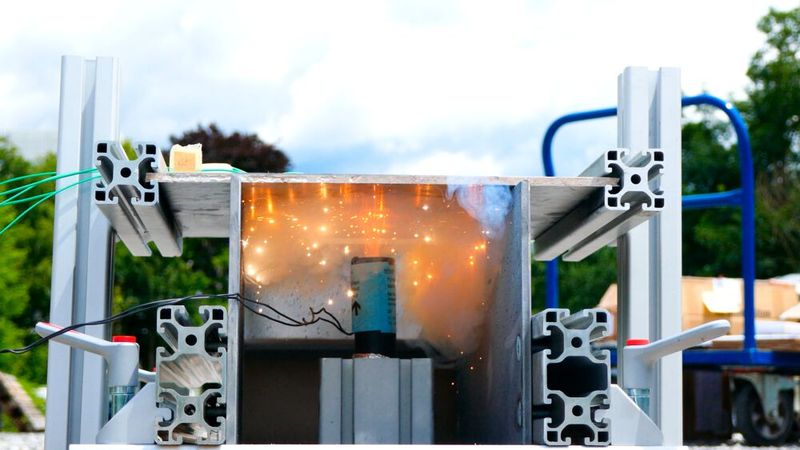 Die Batteriewanne aus Holz, Stahl und Kork hat die Brandversuche bestanden. (Bild: VSI/Bio!LiB)