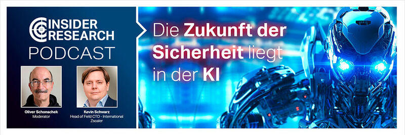 "Die Zukunft der Sicherheit liegt in der KI", ein Interview von Oliver Schonschek, Insider Research, mit Kevin Schwarz von Zscaler.