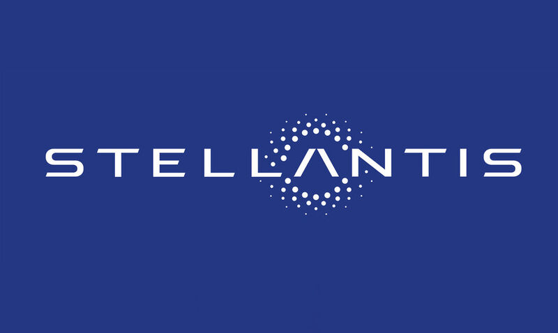 Das Logo der neuen Automarke Stellantis.