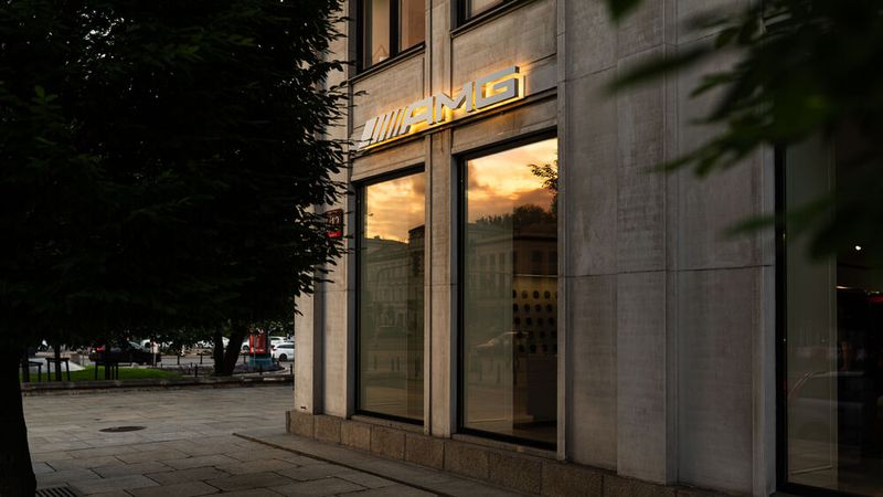Der neue Flagship-Standort soll auch zur Veranstalungs-Location werden. (Bild: Mercedes-Benz Group)