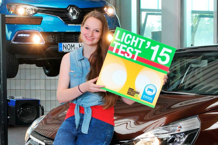 Klasse Werbung: Melina Schikorr ist das Gesicht des Lichttests 2015. (Foto: Promotor)