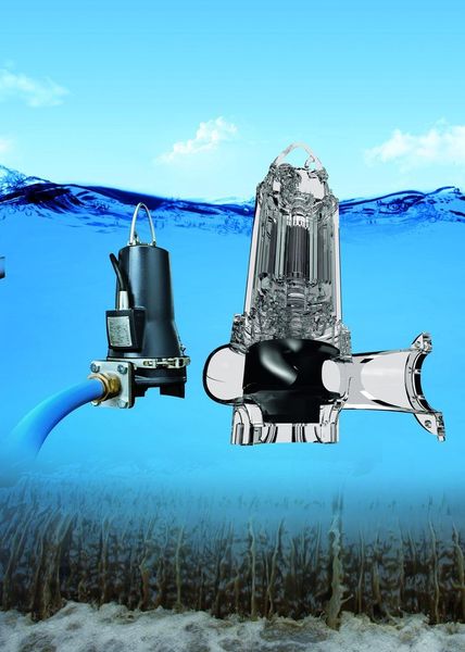 Die SEG-Schneidwerkpumpen wurden speziell für den Einsatz in Druckentwässerungssystemen entwickelt. Sie fördern häusliches, gewerbliches oder industrielles Schmutzwasser zur nächstgelegenen Kanalisation oder zum Klärwerk. Ihr Schneidsystem zerkleinert mitgeführte Feststoffe, sodass diese zuverlässig auch durch Rohrleitungen mit einem geringen Durchmesser gefördert werden. (Bild: Grundfos, Fotolia [M]-Deppe)