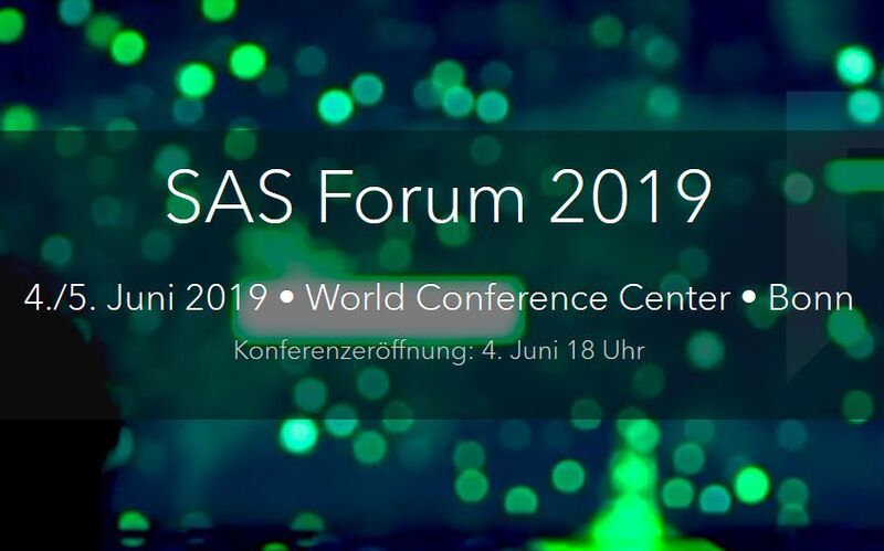 SAS Forum

Auch dieses Jahr liefert das SAS Forum als Deutschlands größte Konferenz für Analytics und KI einen Statusbericht zu neuesten Entwicklungen und konkreten Anwendungen bei führenden Unternehmen. Am 4. und 5. Juni erwarten Sie in Bonn Use Cases direkt aus der Praxis, ein Austausch mit SAS Experten und Management sowie KI und Machine Learning in Live-Demos.

Wann: 04. – 05. Juni, Aachen.
Mehr unter: 