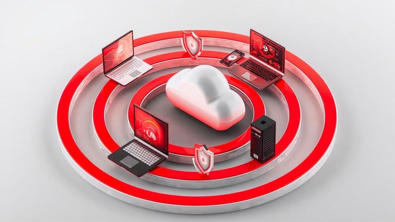 WatchGuard hat sein Endpoint-Security-Angebot überarbeitet und bietet nun in jeder Lizenzstufe Features auf Enterprise-Niveau. Dazu gehören beispielsweise standardisierter KI-Schutz und URL-Filterung.(Bild:  Canva / KI-generiert)