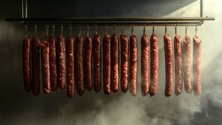 Ultramid H ermöglicht Räucherung von Wurstwaren im Kunstdarm mit anschließender Trocknung. (Bild: BASF)