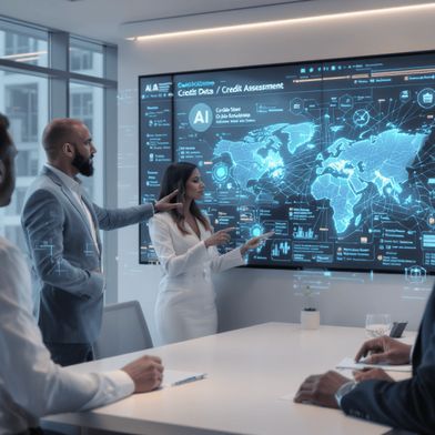 www-digitalbusiness-magazin-de-20--202025-07-1116-20--20die-20zukunft-20der-20finanzwelt-20--20bild-201-1302x732v1 (Bild: KI-generiert mit Flux Kontext Pro)
