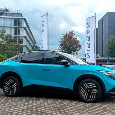 Steht aerodynamisch da: Der neue Nissan Leaf. (Bild: Simon – VCG)