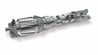 Bild 1: Selbst komplexe Bauteile, die länger als 6 m sind, können mit dem Multifunktions-Dreh-Fräszentren des Typs MTC 630 bearbeitet werden. (Siemens)