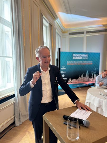 Klaus Weinmann, CEO und Co-Founder Primepulse, bei seinem Plädoyer zum Thema 