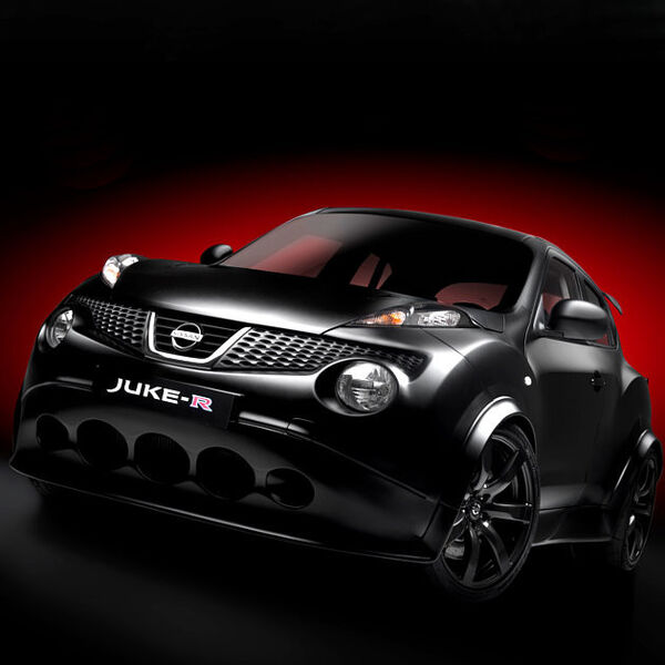 Optisch wirkt der Juke-R gegenüber dem Serien-Juke nochmals deutlich dynamisiert. (Nissan)