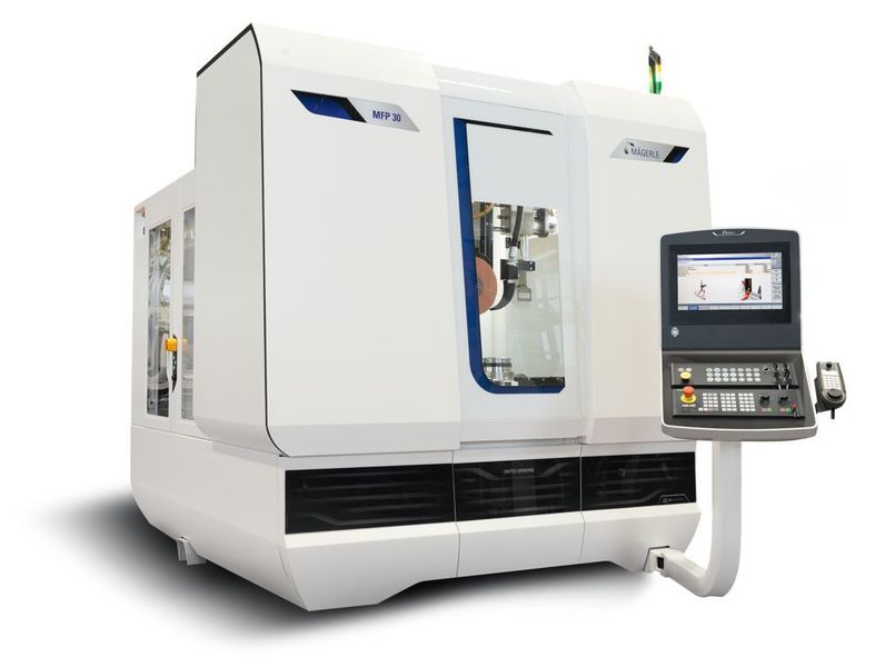 Die kompakte und platzsparende Bauweise der MFP 30 von Mägerle erlaubt die optimale Nutzung der vorhandenen Produktionsfläche und ermöglicht einen effektiven Produktionsfluss. (Grinding Solutions)