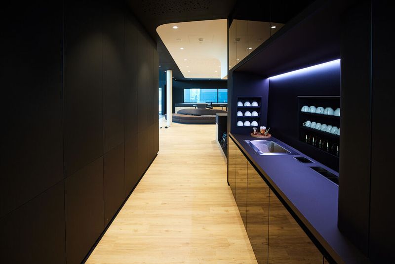 Schickes Ambiente: Für das leibliche Wohl der Kunden ist ebenfalls gesorgt. (Bild: Walter Burmester GmbH / Medienkapitän UG)