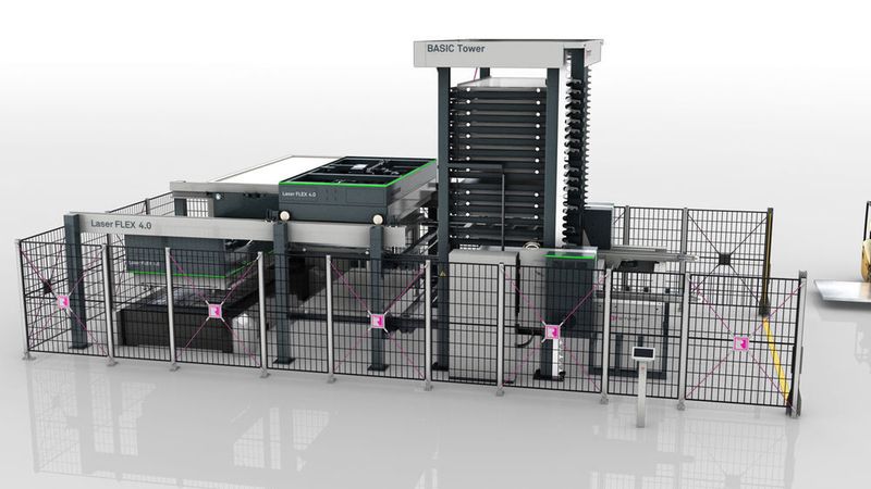 Der Laser Flex 4.0 ist ein Beispiel dafür, wie man Industrie 4.0 in der Blechbearbeitung einsetzt...  (Remmert)