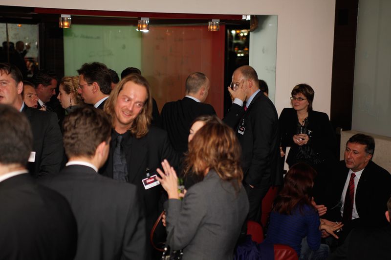 Zeit für Gespräche in lockerer Runde (Archiv: Vogel Business Media)