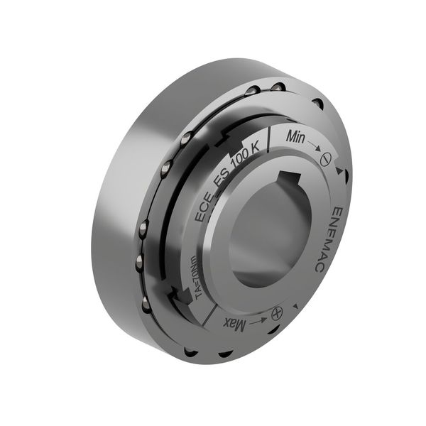 Edelstahlsicherheitskupplung ECE_ES erleichtert dank ihrer Bauweise den Anbau breiter Zahnriemenscheiben, Kettenräder oder Zahnräder, wie sie häufig in Förder- und Verpackungsanlagen verwendet werden. (Bild: Enemac GmbH)