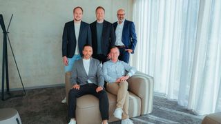 Das neue Führungsteam der Percano Group: (Obere Reihe v. l.) Marcel Bensmann, André Kramer, Christian Gäbel und (untere Reihe v. l.) Andre Derlicki und Frank Hölscher (Bild: Percano Group)