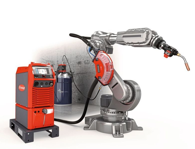 Das Sensorsystem WireSense kann auf dem Schweisssystem TPS/i von Fronius eingesetzt werden, das mit der Hardware für den CMT-Schweissprozess ausgestattet ist. (Fronius International GmbH)