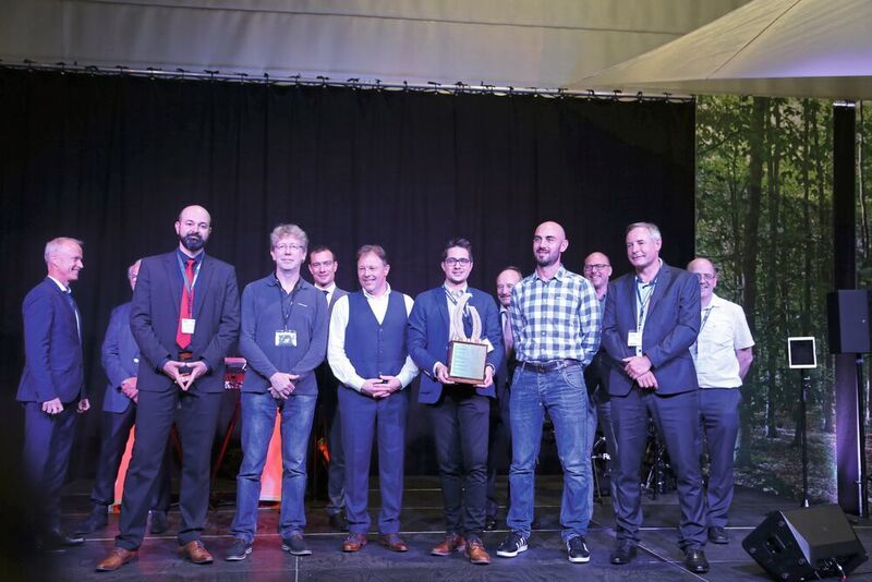Cérémonie de remise du grand prix des exposants lors du dernier EPHJ-EPMT-SMT 2018 (JR Gonthier)