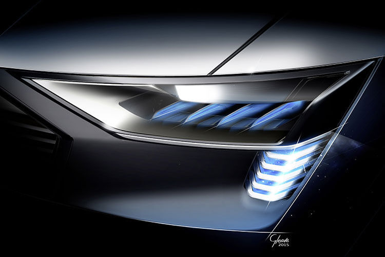 In den Scheinwerfern setzen die Ingolstädter auf die OLED-Technik. (Bild: Audi)