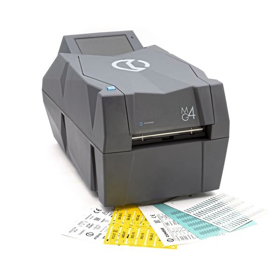 Thermodrucker: Der Markingenius MG4 lässt sich kabellos und kabelbebunden verbinden.(Bild:  Cembre)