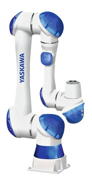 Mit dem kollaborativen Motoman HC10 positioniert sich Yaskawa als einer der weltweit führendenden Roboterhersteller zur Automatica nun auch in Europa beim Branchenthema Mensch-Roboter-Kollaboration (MRK). (Bild: Yaskawa)