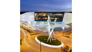 Feiert in diesem Jahr seinen zehnten Geburtstag: das neue Porsche-Museum. (Porsche)