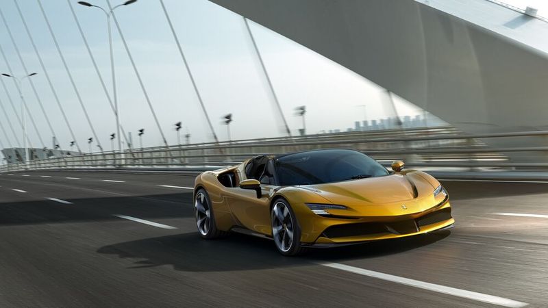 Viel exklusiver ist das Cabrio SF90 von Ferrari. (Bild: Ferrari)