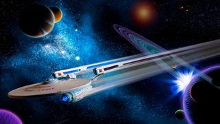 Welche Techniken in der Science-Fiction-Serie „Star Trek“, die in Deutschland unter dem Titel „Raumschiff Enterprise“ lief, sind mittlerweile möglich? (Bild: gemeinfrei© ParallelVision)