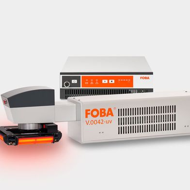 Der Foba-UV-Lasermarkierer V.0042 kann für die Markierung von empfindlichen Kunststoffen eingesetzt werden. (Bild: Foba)