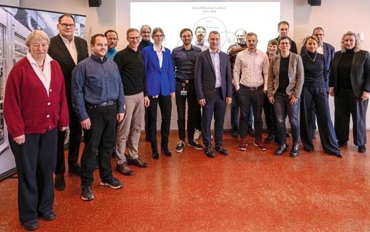 Gruppenfoto beim Kick-off-Treffen von «Fluorbest» am 22. Januar 2026 am Fraunhofer LBF in Darmstadt (D).(Bild:  Fraunhofer LBF, Axel Nierbauer)