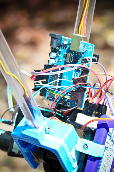 SkySweeper: Hier ist die Arduino-Platine in ihrer Gänze zu sehen (Jacobs School of Engineering)